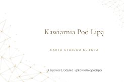 Karta lojalnościowa na pieczątki — szablon do druku — przykładowa strona