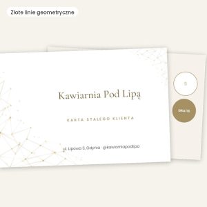 Karta lojalnościowa na pieczątki — szablon do druku