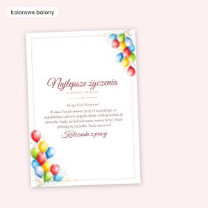 Kartka imieninowa personalizowana