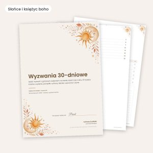 Wyzwania 30-dniowe — pakiet 6 wyzwań